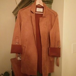 Stradivarius Leather Coat